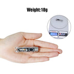 Mini LED Keychain Flashlight | USB-C Rechargeable & IP65 Waterproof
