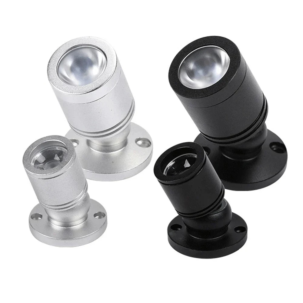 Mini LED Spotlight | USB Plug-In & Adjustable 30° Beam | Aluminum Body