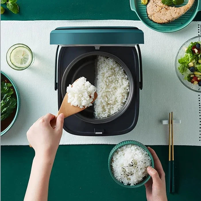 Mini Rice Cooker | Non-Stick & Keep-Warm | Steamer Tray