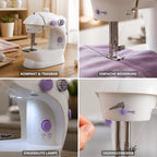 Mini Sewing Machine | Compact Electric & Thread Cutter