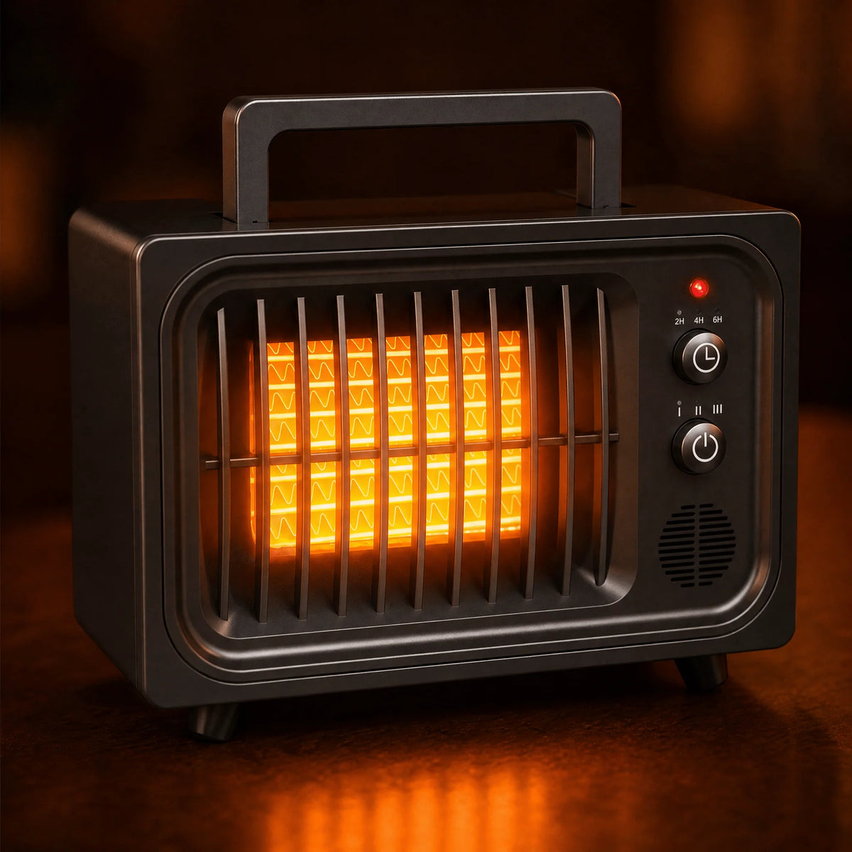 Mini Space Heater | Ceramic PTC Fast Heating & Remote Control