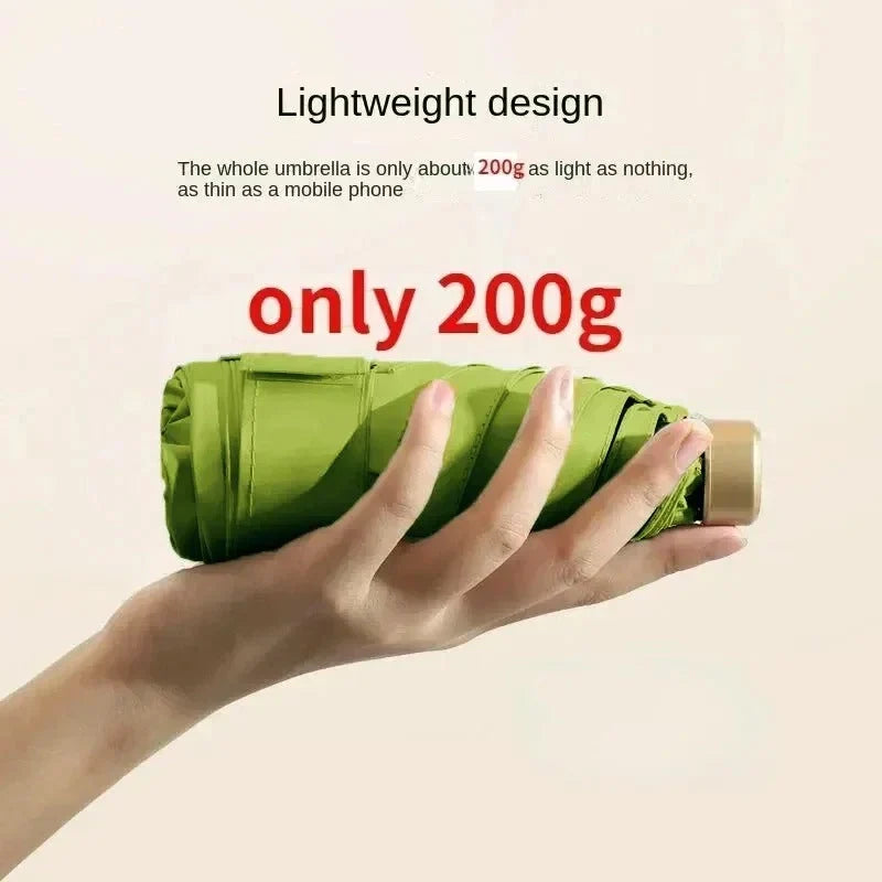 Mini Umbrella | Foldable UV-Blocking & Wind-Resistant | 19 cm Folded