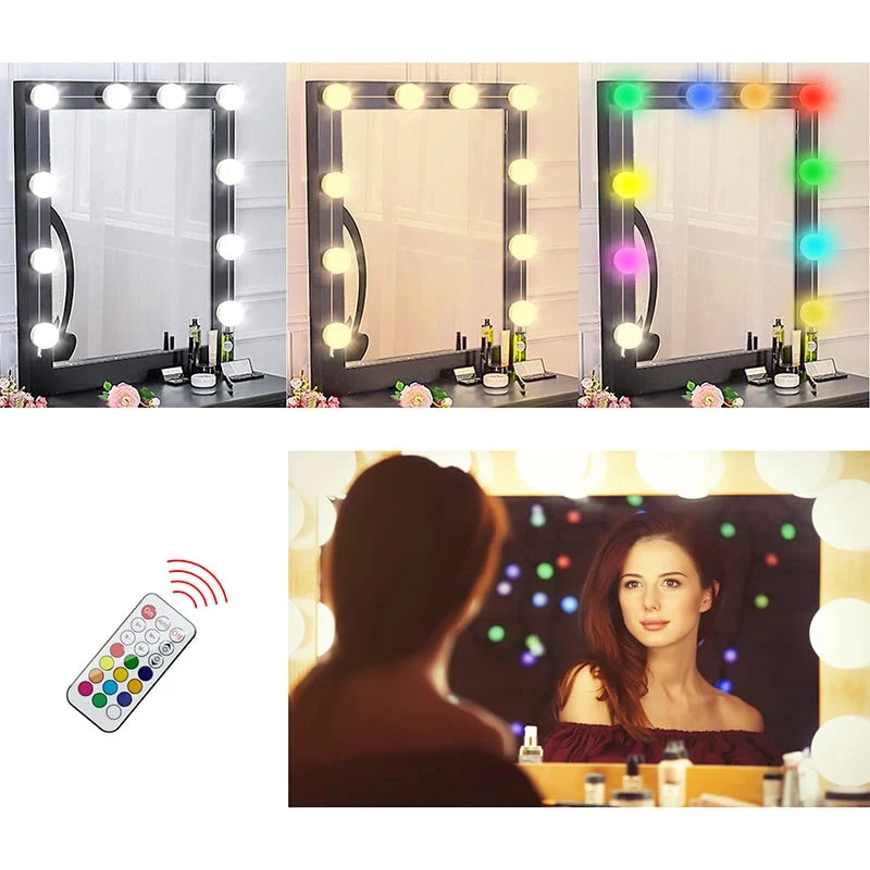 Mirror String Lights | USB-Powered Color-Changing LED | Adjustable 5 m Length