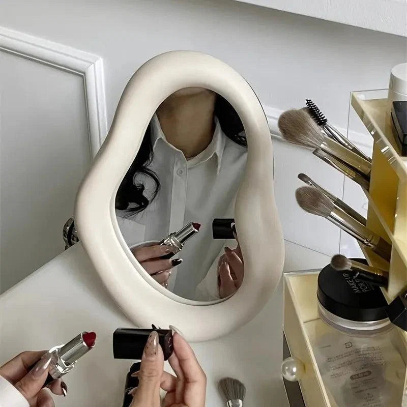 Wall Mirror | Distorted Warped Surface | Slim Frame