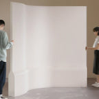 Modern Art Deco Rectangular Kraft Paper Acrylic Expandable Room Divider for Living Room