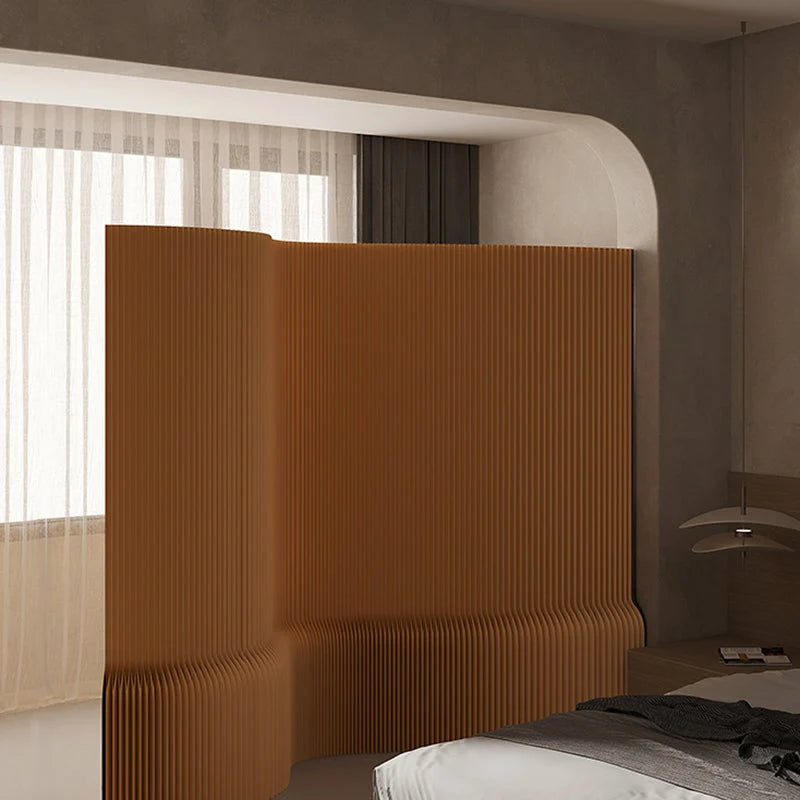 Modern Art Deco Rectangular Kraft Paper Acrylic Expandable Room Divider for Living Room