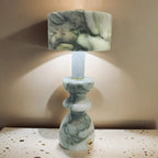 Modern Minimalist Aluminum Marble USB LED Table Lamp