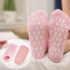 Moisturizing Socks | Vitamin E Gel Lining & Non-Slip Sole