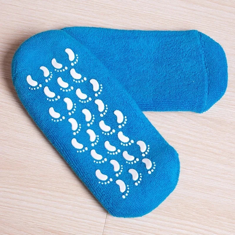 Moisturizing Socks | Vitamin E Gel Lining & Non-Slip Sole