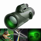 Monocular Telescope | HD Multi-Coated Glass & Smartphone Mount | Travel Size