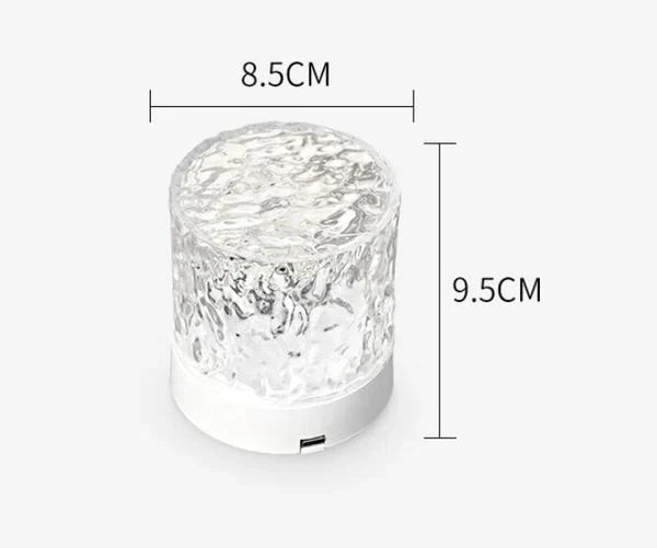 Mood Lamp | Water Wave Projection & 16-Color RGB | USB Powered