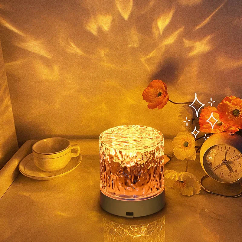 Mood Lamp | Water Wave Projection & 16-Color RGB | USB Powered