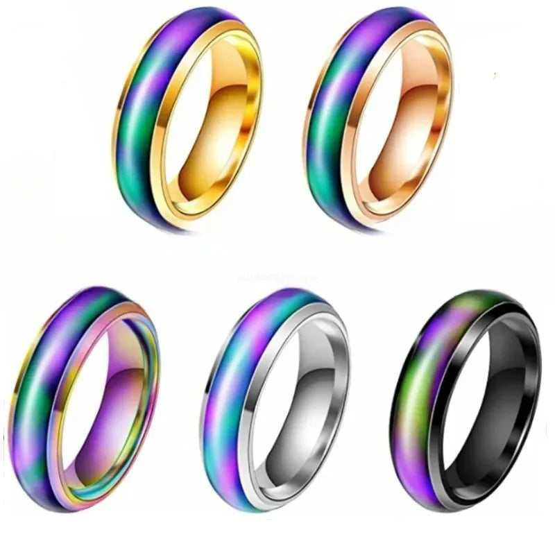 Mood Ring | Color-Changing Stainless Steel | Unisex