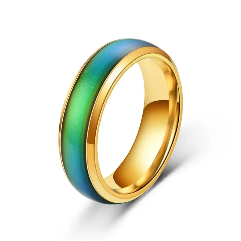 Mood Ring | Color-Changing Stainless Steel | Unisex