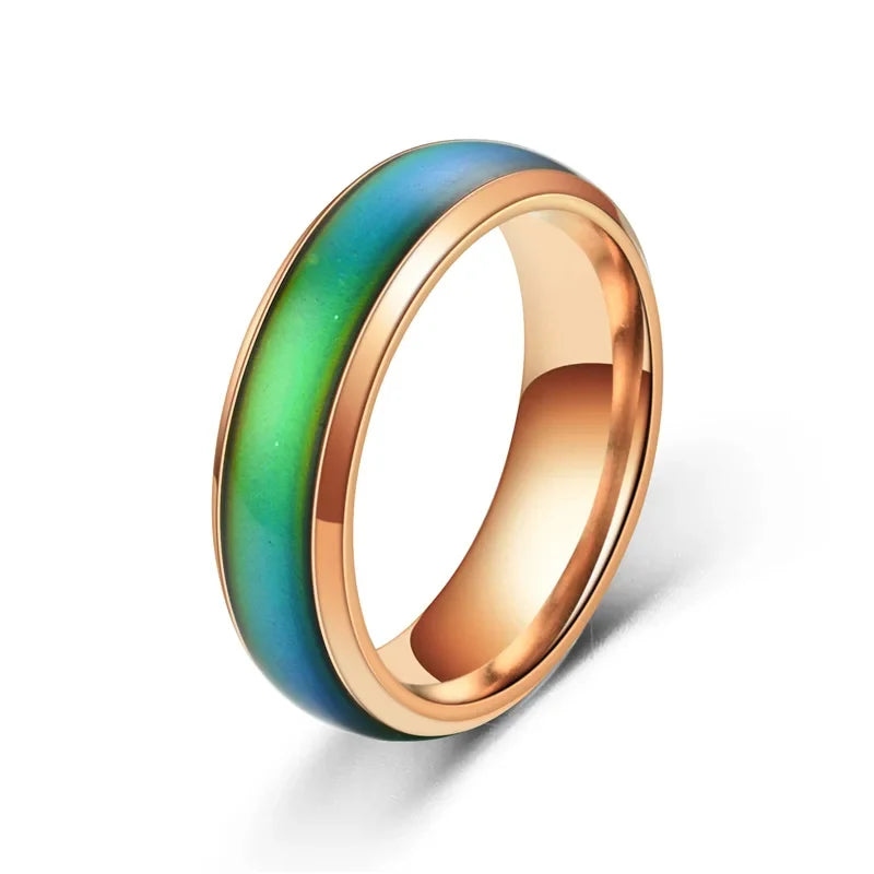 Mood Ring | Color-Changing Stainless Steel | Unisex