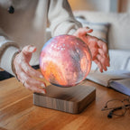 Moon Lamp | Magnetic Levitation & 16-Color LED | 6 Inch