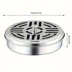 Mosquito Incense Burner | Stainless Steel & Heat-Resistant | With Lid