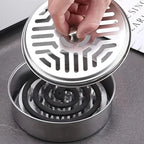 Mosquito Incense Burner | Stainless Steel & Heat-Resistant | With Lid