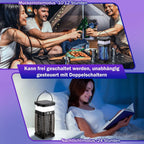 Mosquito Trap | UV LED & High-Voltage Grid | Solar & USB-C Rechargeable