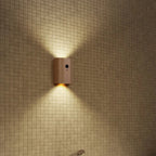 Wooden Night Light | Motion-Activated Warm LED | Rechargeable
