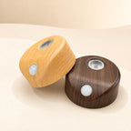 Motion Sensor Night Light | Wood Finish & Energy-Efficient LED
