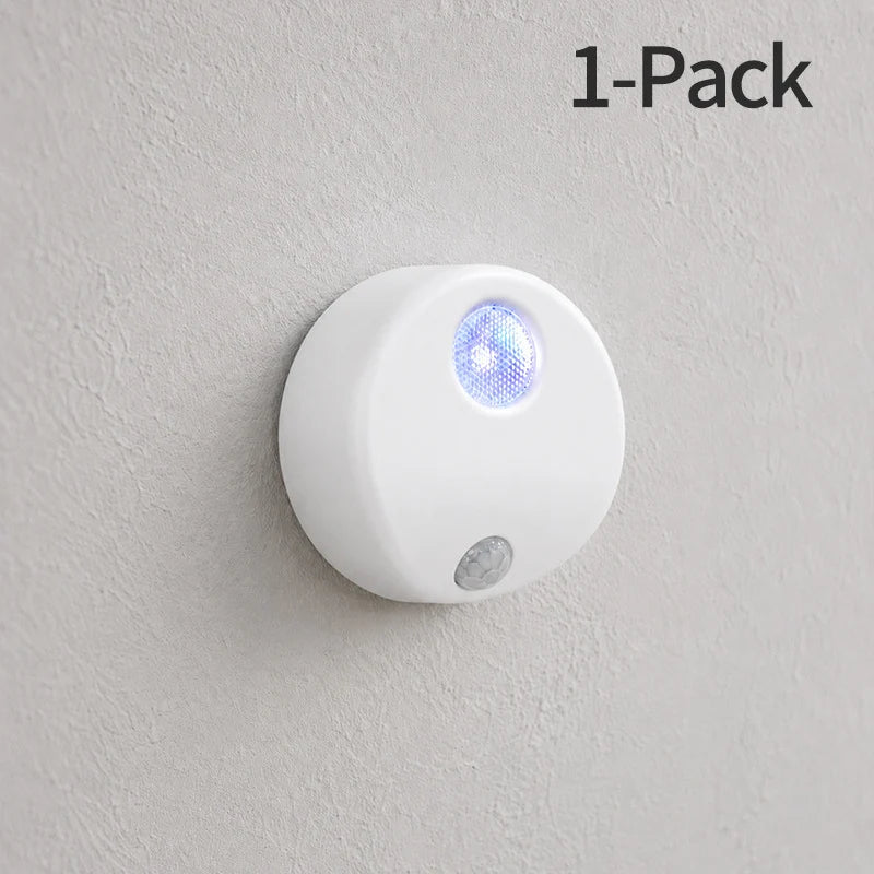 Motion Sensor Night Light | Wood Finish & Energy-Efficient LED