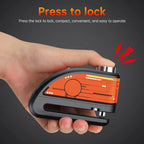 Motorcycle Disc Lock Alarm | 120dB Motion-Activated & IP67 Waterproof | 6-Month Battery Life