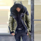 Motorcycle Jacket | Water-Resistant Faux Leather & Anti-Theft Pockets