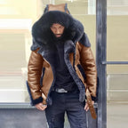 Motorcycle Jacket | Water-Resistant Faux Leather & Anti-Theft Pockets