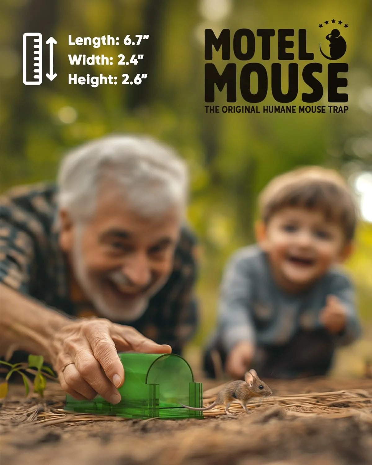 Mouse Trap | Humane Live-Catch & No-Touch Release | 4-Pack