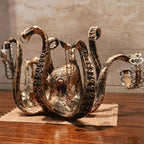 Mug Holder | Tentacle Hooks & Antique Brass | Holds 8 Mugs