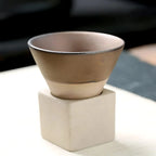 Mug Set | Ceramic Artful Glaze & Refined Rim | 2-Piece