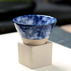 Mug Set | Ceramic Artful Glaze & Refined Rim | 2-Piece