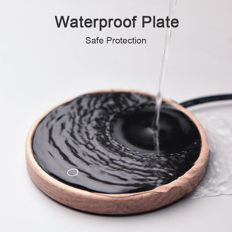Mug Warmer | Temperature Control & Auto Shut-Off | Tempered Glass
