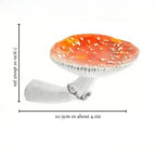 Mushroom Wall Shelf | Floating Resin Design | Supports 3 kg