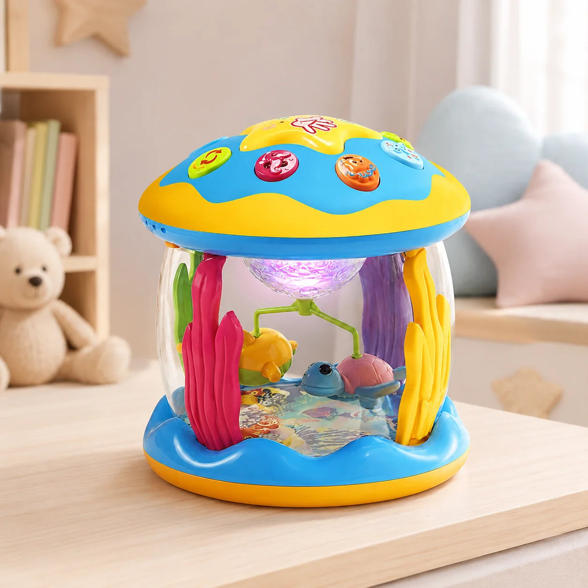 Musical Carousel | Spinning Lights & Soothing Music