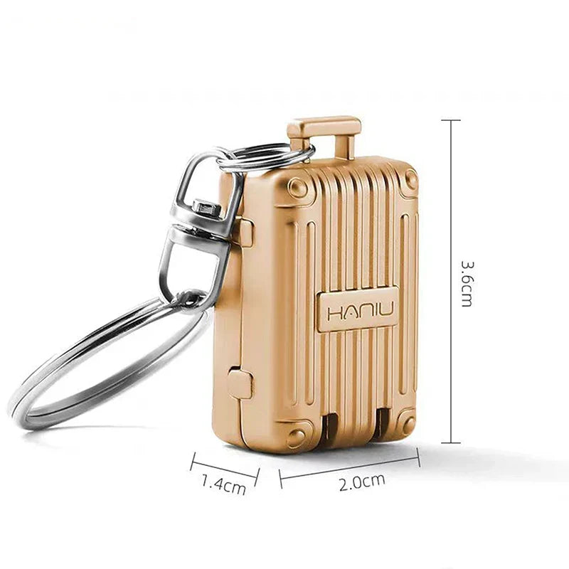 Nail Clipper | Stainless Steel Foldable & Rotating | Keychain