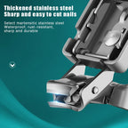 Nail Clipper | Stainless Steel Foldable & Rotating | Keychain