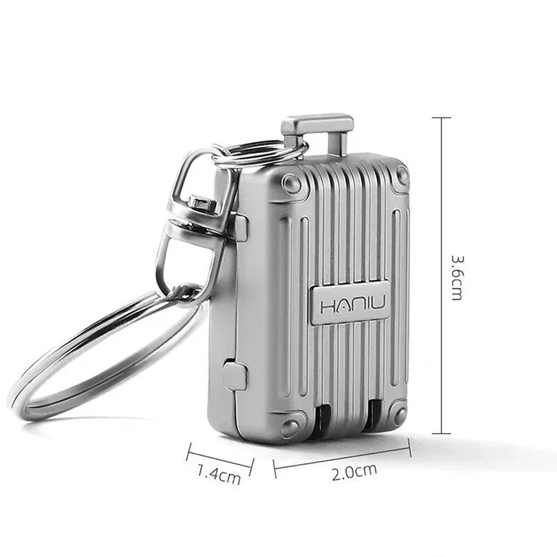 Nail Clipper | Stainless Steel Foldable & Rotating | Keychain