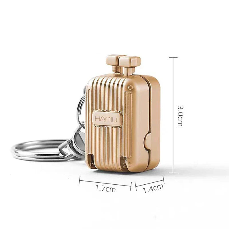 Nail Clipper | Stainless Steel Foldable & Rotating | Keychain