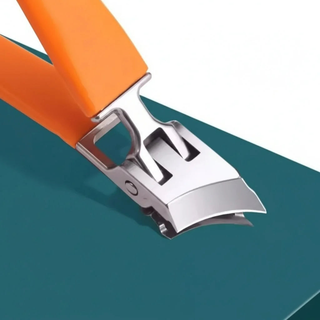 Nail Clippers | Wide Jaw & Built-In Catcher | Pack of 2