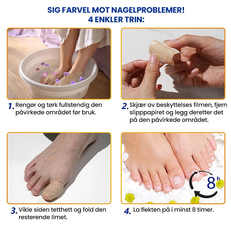 Nail Fungus Patch | Deep-Acting Antifungal & Medical Fleece | Pack of 2