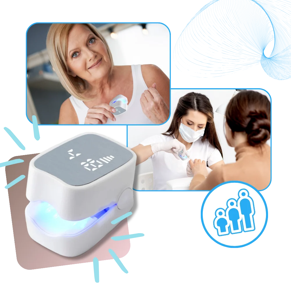 Nail Patch Laser | Dual-Mode Cold & Pulse | USB-Rechargeable