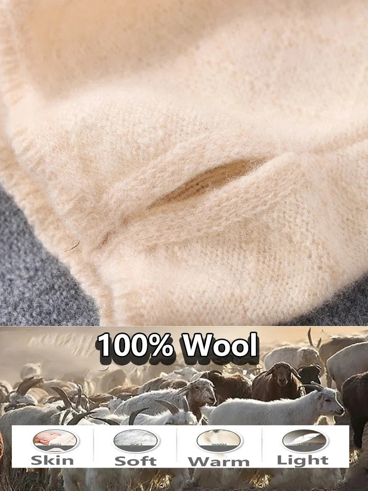 Neck Gaiter | Merino Wool Windproof Face & Ear Coverage