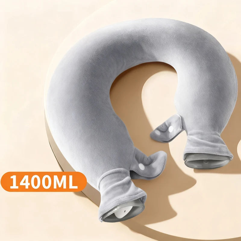 Neck Heat Pad | Water-Filled U-Shaped | Long Heat Retention