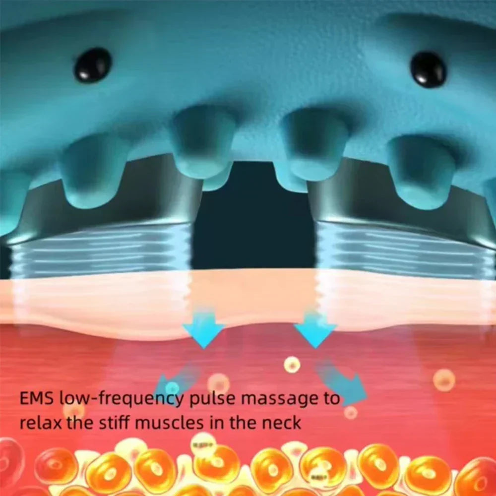 Neck Massager | EMS, Acupressure & Traction | Neck & Shoulders