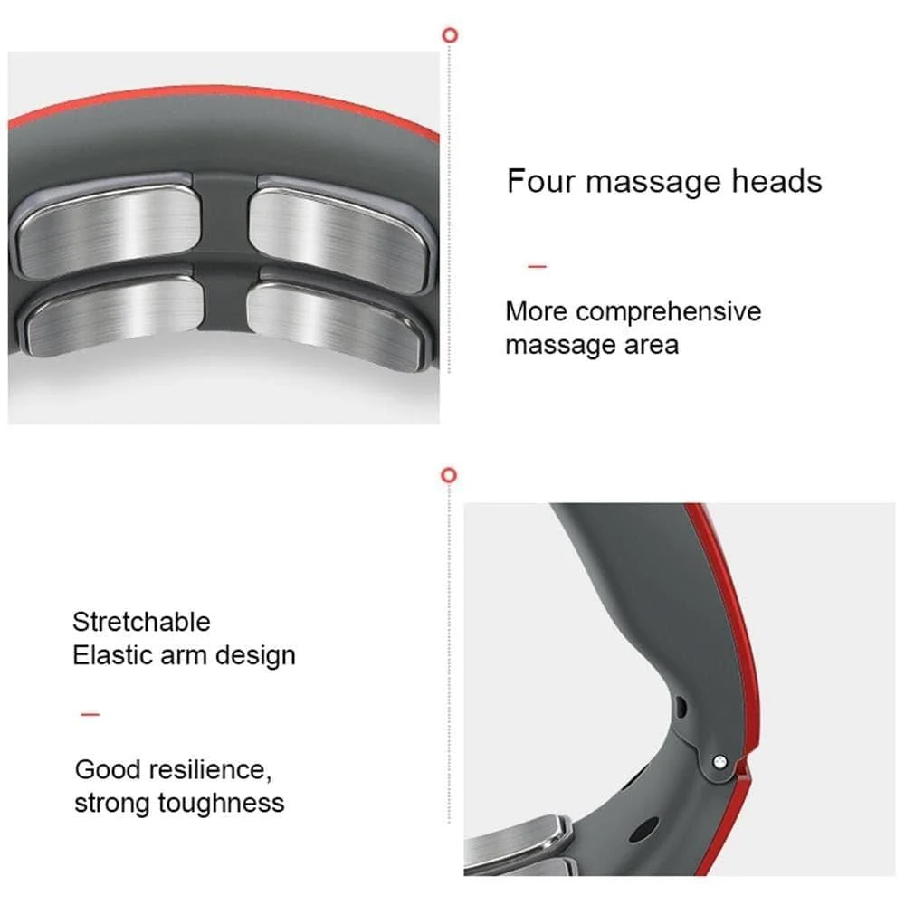 Neck & Shoulder Massager | 4D Smart TENS & Deep Tissue | USB Rechargeable