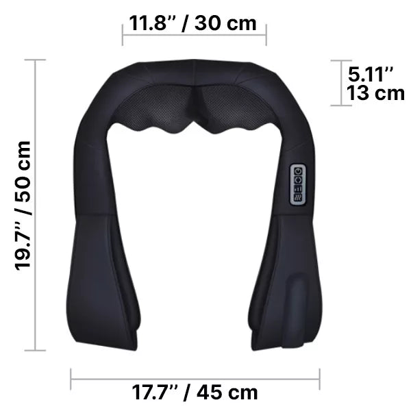 Neck & Shoulder Massager | U-Shaped Deep-Kneading & Adjustable Intensity