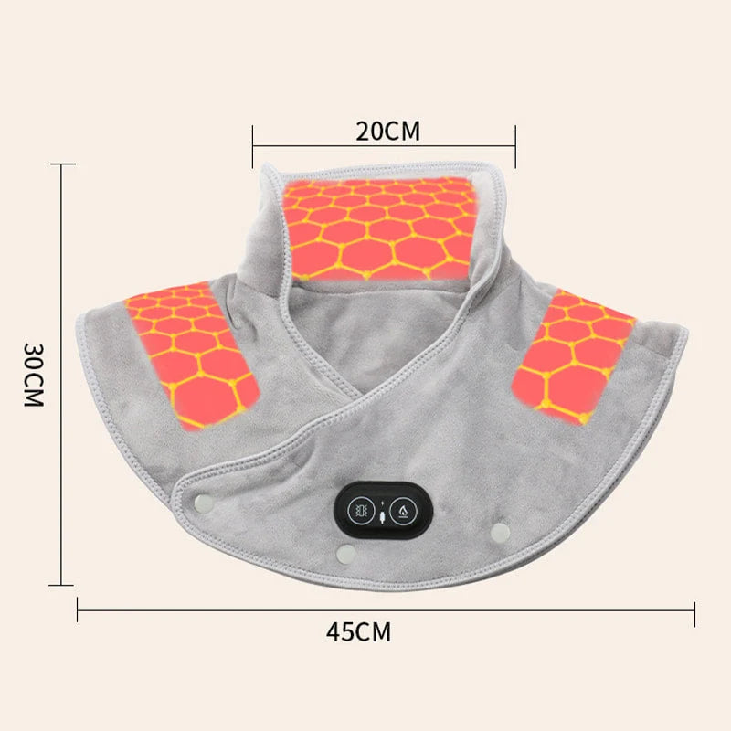 Neck & Shoulder Wrap | Heat & Vibration Therapy | One Size Fits Most