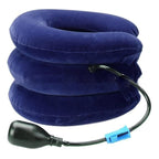 Neck Traction Collar | Three-Layer Stackable & Hand-Pump Inflation